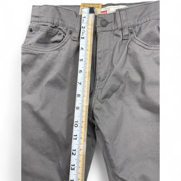 Levi’s Slim Fit Tapered Leg Gray Boys Pants Jeans 16 Reg W 28 x L 28 NEW - Picture 10 of 12